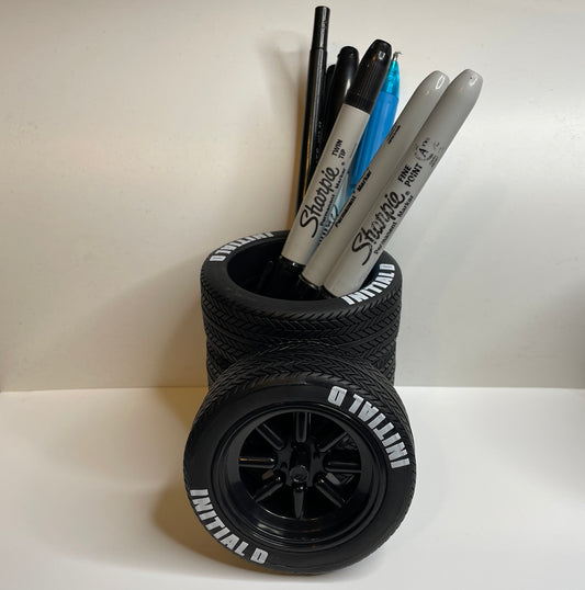 Tire pen holder