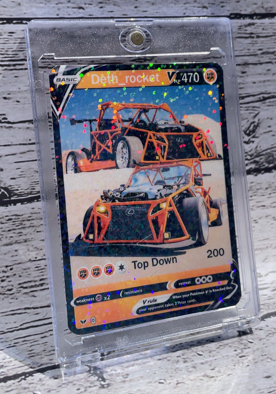 Custom Trainer/Driver Pokémon card