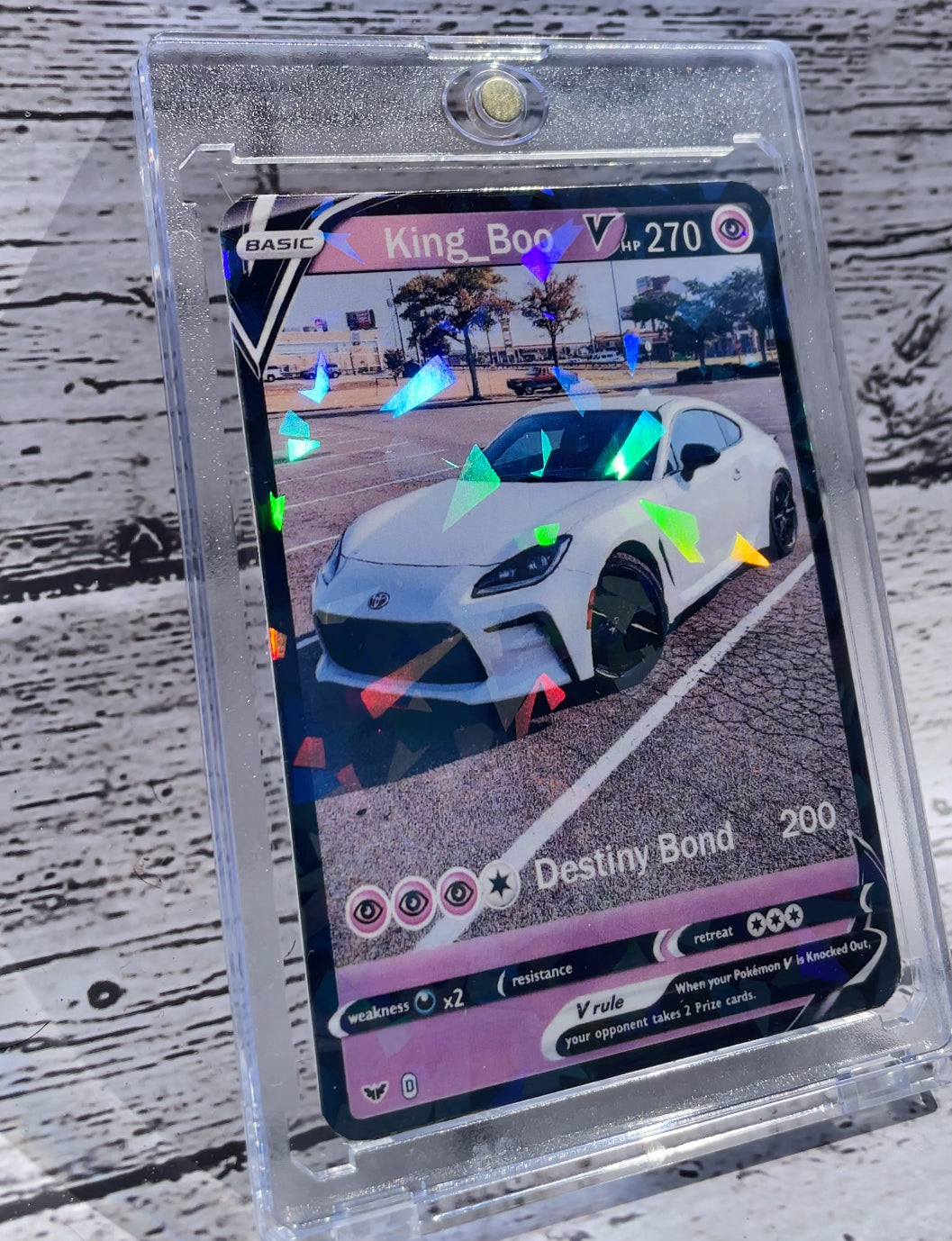 Custom Trainer/Driver Pokémon card