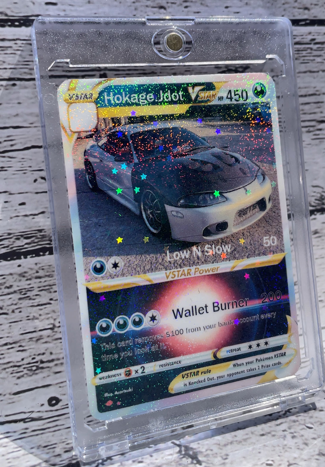 Custom Trainer/Driver Pokémon card