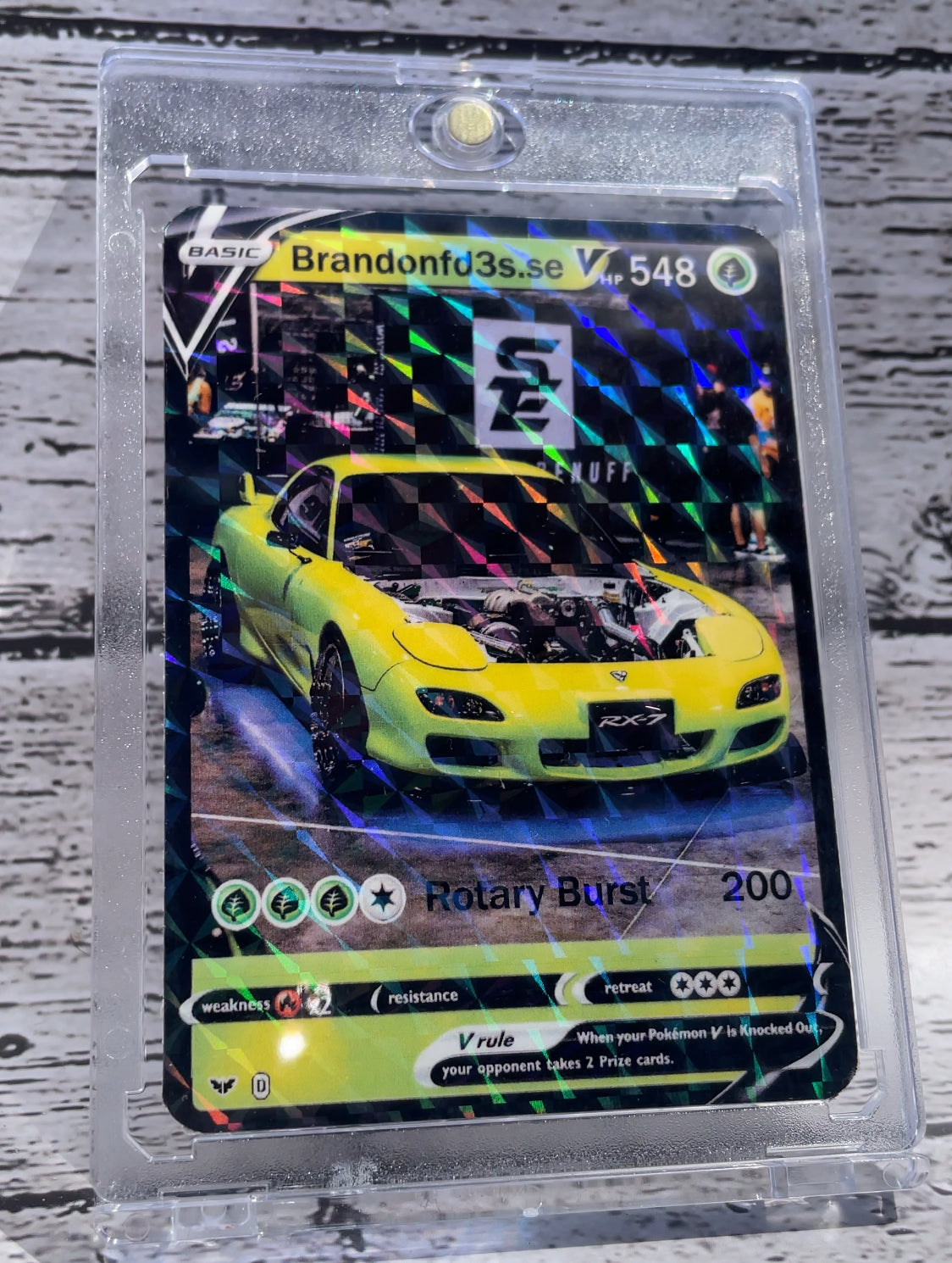 Custom Trainer/Driver Pokémon card