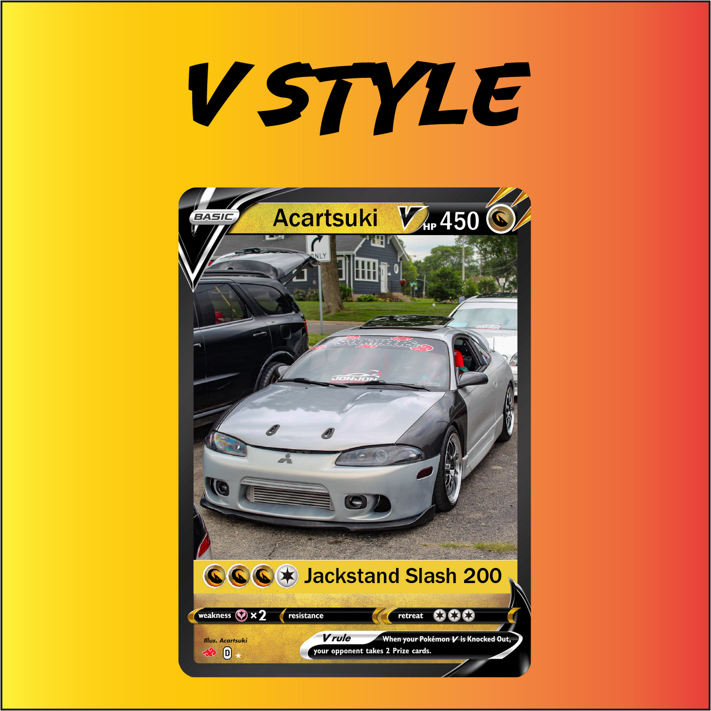 Custom Pokémon Card (V style)