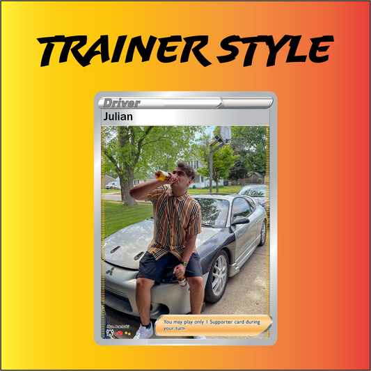 Custom Trainer/Driver Pokémon card